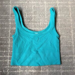 Nikibiki Turquoise Ribbed Tank Top